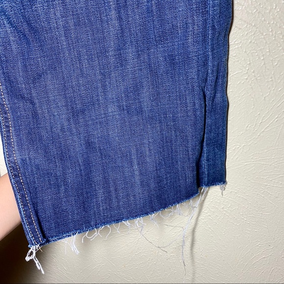 Disclosed High-Rise Wide Leg Crop Raw Hem Jeans - Picture 2 of 8